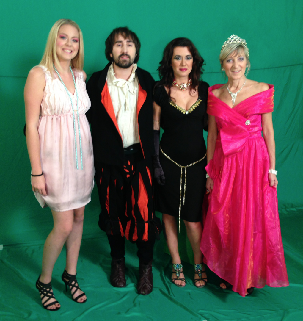 verso la fine delle riprese di Fire of Darkness